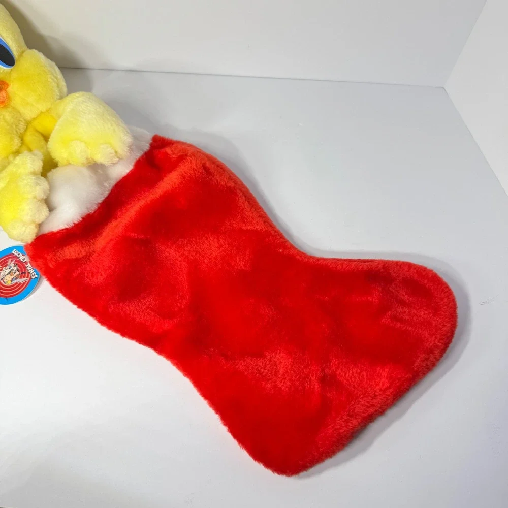 Vintage 1991 Looney Tunes Tweety Bird Plush Christmas Stocking Warner Bros 25